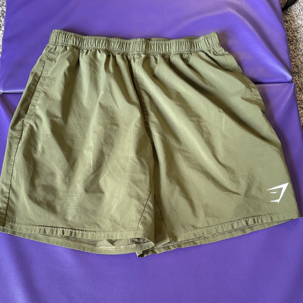 Gymshark olive Men's Athletic Shorts
